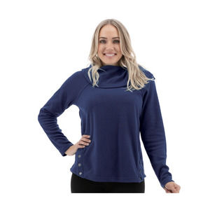 Aventura Clothing Women's Standard fit long Sleeve Libby Fleece Twilight blue M